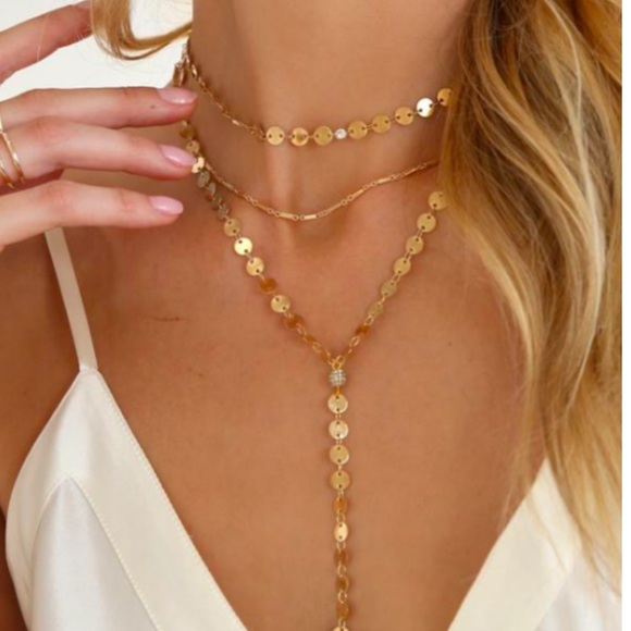 ettika Jewelry - GOLD LARIAT